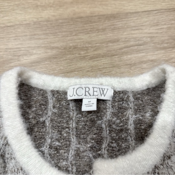 J crew Cable-knit sweater lady jacket - Picture 3 of 6